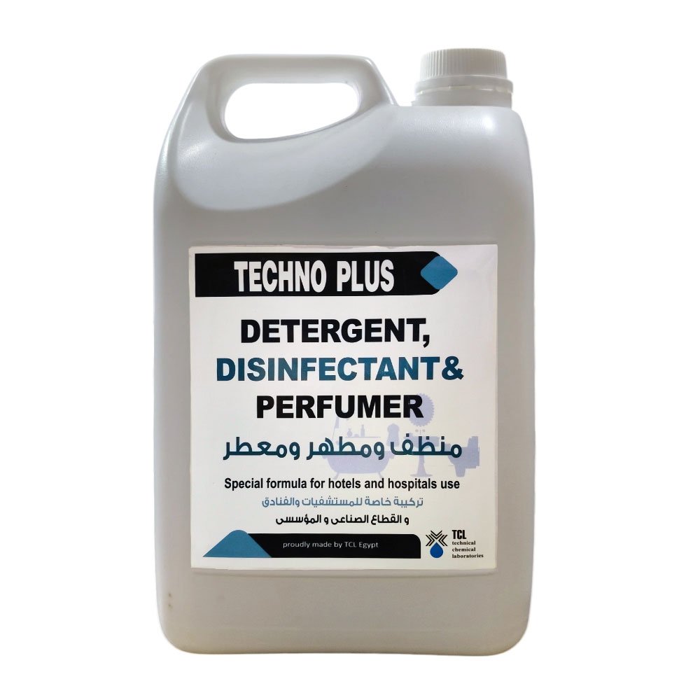 منظف ومطهر ومعطر TECHNO PLUS المركز حجم 5 لتر منظف ومطهر ومعطر TECHNO PLUS المركز حجم 5 لتر