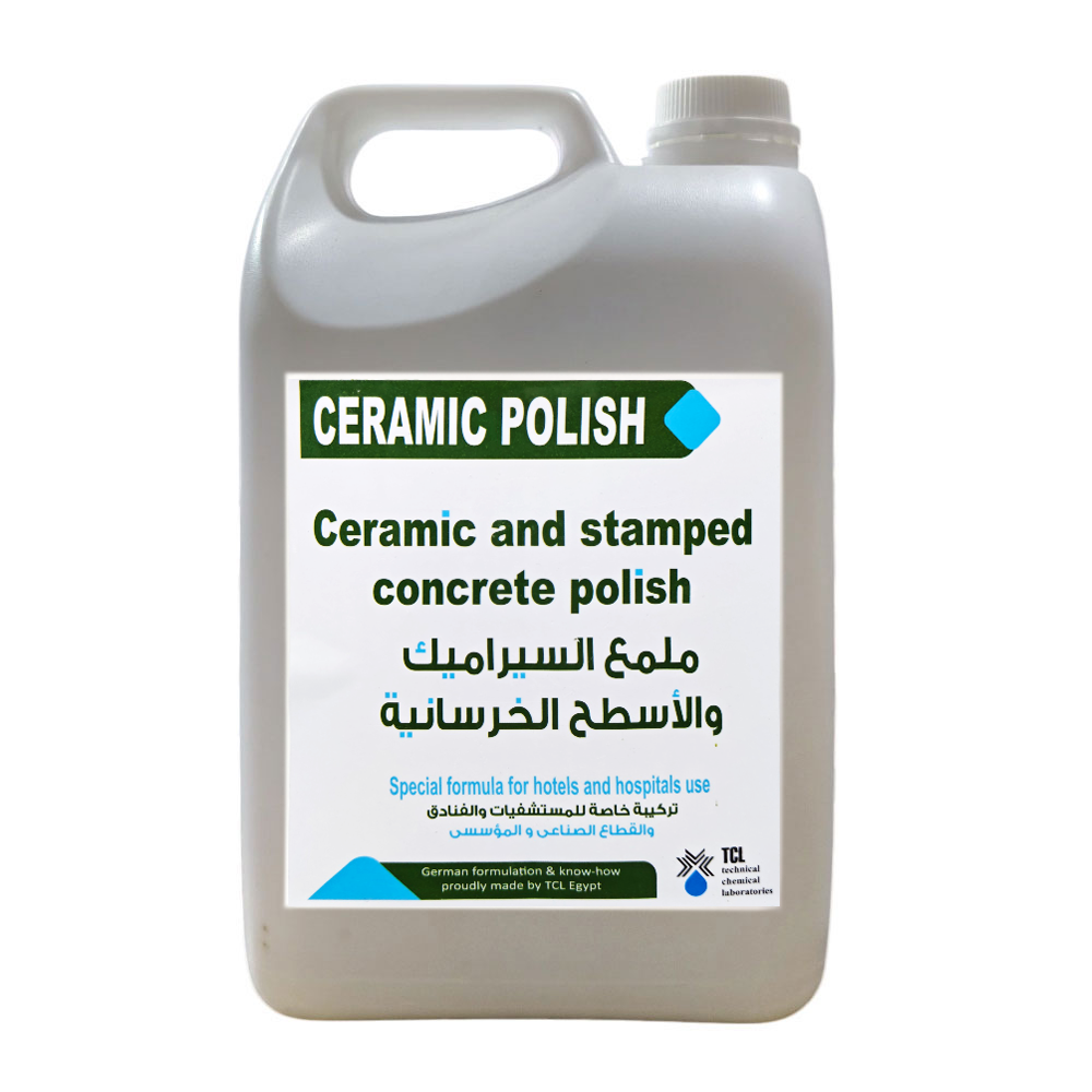 ملمع السيراميك والأسطح الخرسانية Ceramic and stamped concrete polish 5 لتر ملمع السيراميك والأسطح الخرسانية Ceramic and stamped concrete polish 5 لتر