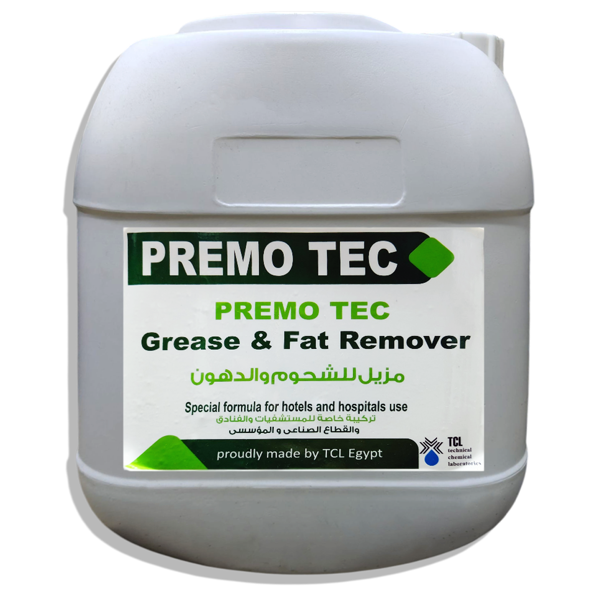مزيل الشحوم والدهون والزيوت المستعصية للأقمشة والمنسوجات PREMO TEC - 20 لتر